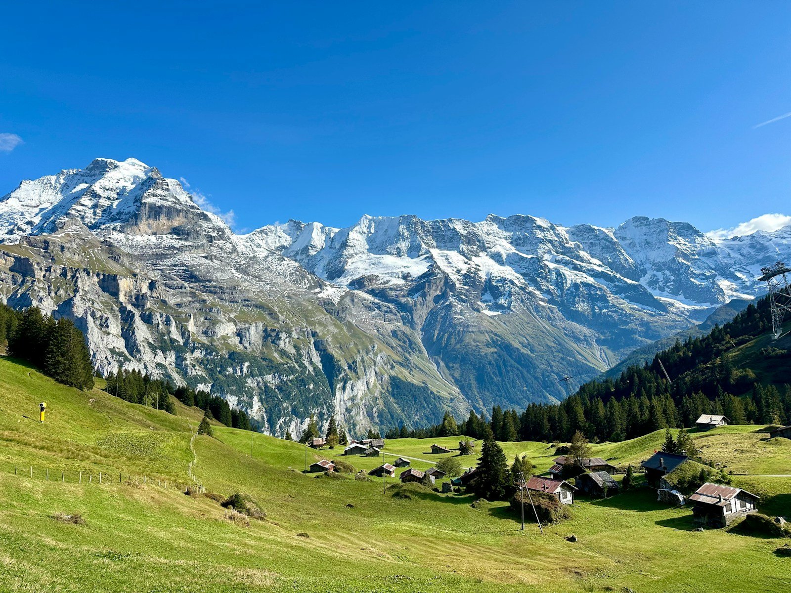 Swiss alpine landscape